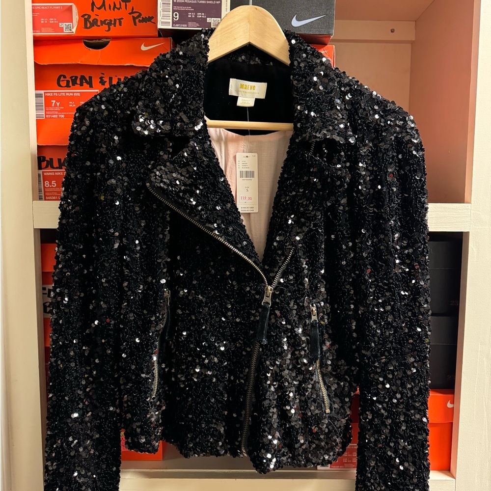 Anthropologie Sequined Jacket Small